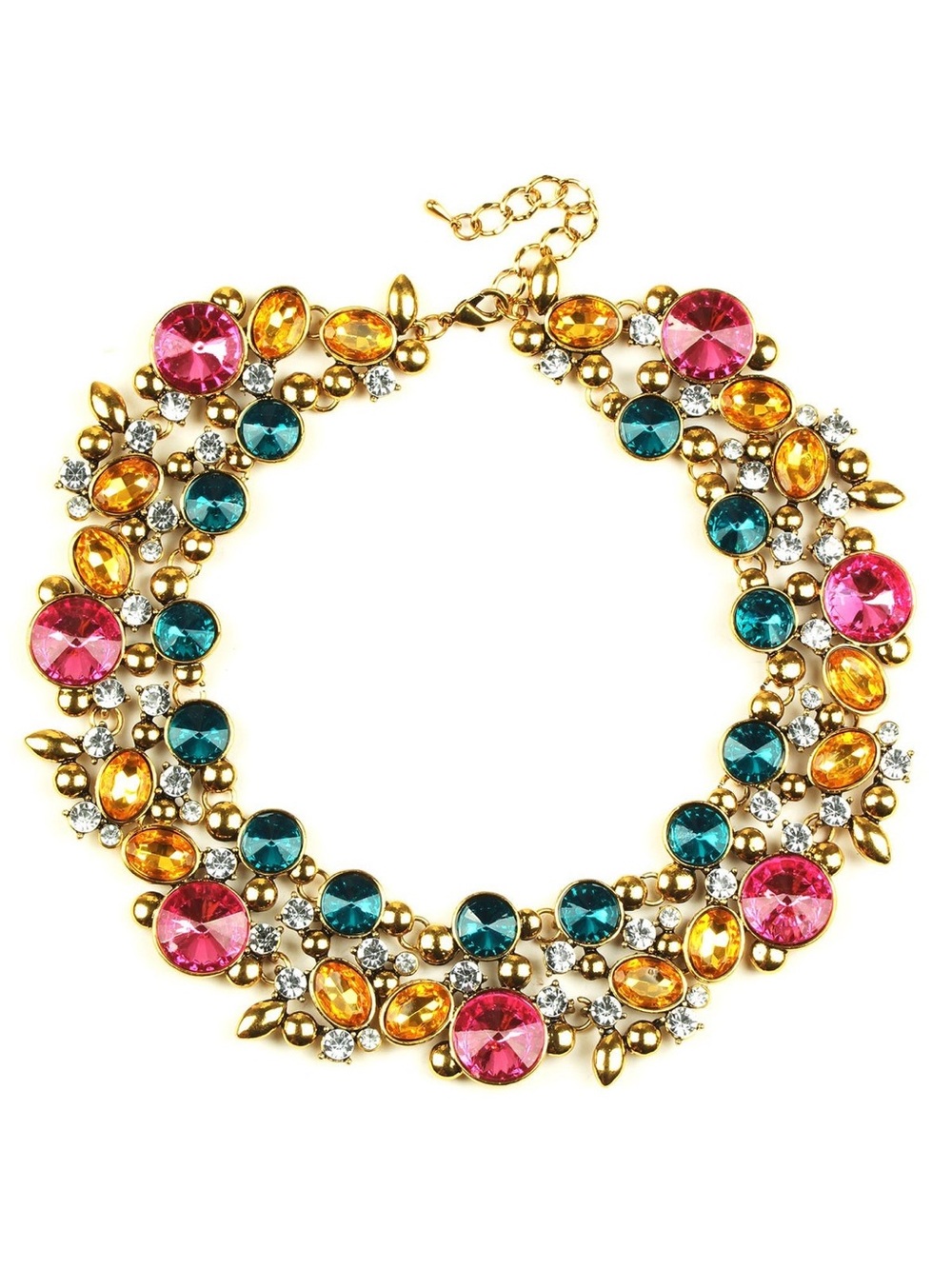 EYE CANDY LA ALTA NECKLACE - MULTI NEW